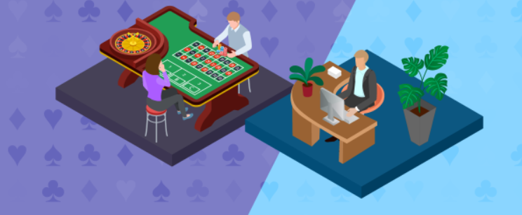 オンラインギャンブルの長所と短所:オンラインカジノとランドベースカジノの違い